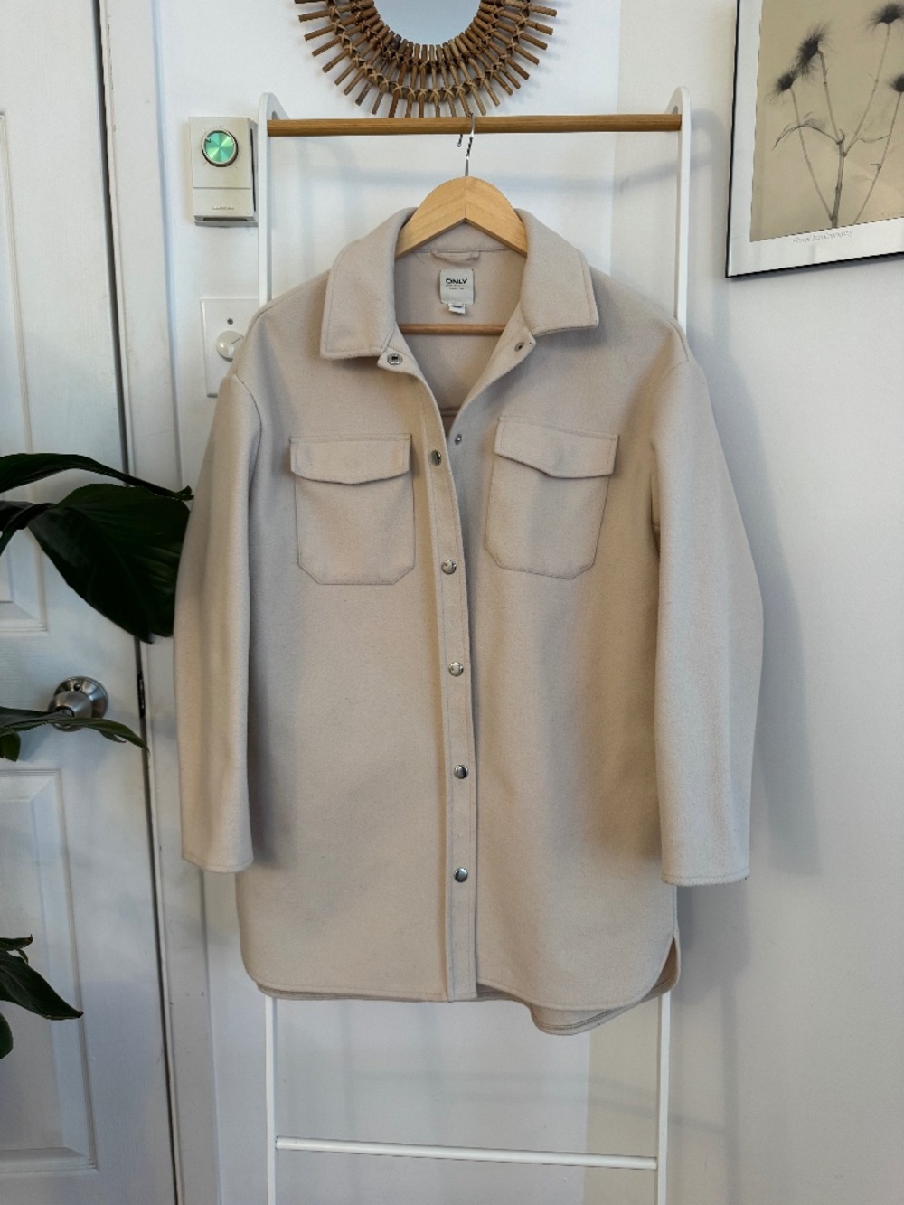 Oversized Beige Jacket